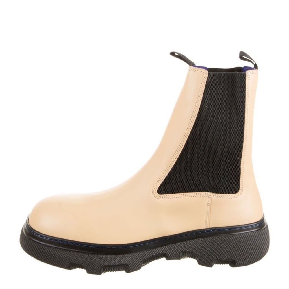 Burberry Leather Chelsea Boots